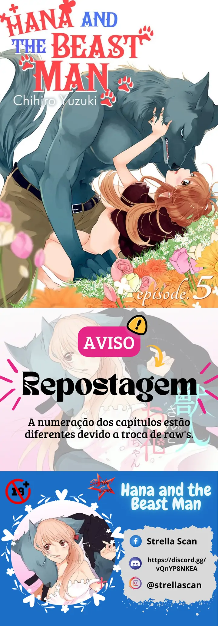 Hana e o Homem Fera +18 COLORIDO-Volume 1 Chapter 5